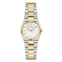 Armbanduhr Bulova Dame Super Seville in Stahl 98L335